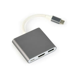 Gembird A-CM-HDMIF-02-SG adattatore grafico USB 3840 x 2160 Pixel Grigio