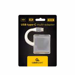 Gembird A-CM-HDMIF-02-SG adattatore grafico USB 3840 x 2160 Pixel Grigio