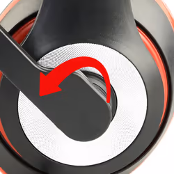 Gembird MHS-03-BKRD cuffia e auricolare Cablato A Padiglione Gaming Nero, Rosso - Vista aggiuntiva 4