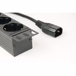 Gembird EG-PDU-014-C14 unità di distribuzione dell'energia (PDU) 8 presa(e) AC 1U Nero