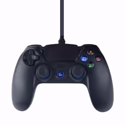 Gembird JPD-PS4U-01, Gamepad, PC, PlayStation 4, D-pad, Analogico, Cablato, USB