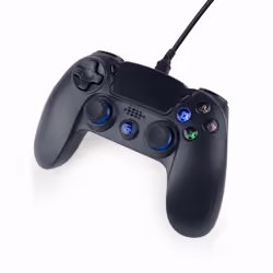 Gembird JPD-PS4U-01 periferica di gioco Nero USB Gamepad Analogico PC, PlayStation 4