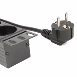 Gembird EG-PDU-014 unità di distribuzione dell'energia (PDU) 8 presa(e) AC 1U Nero