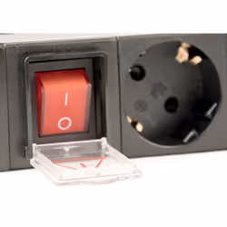 Gembird EG-PDU-014 unità di distribuzione dell'energia (PDU) 8 presa(e) AC 1U Nero - Vista aggiuntiva 4