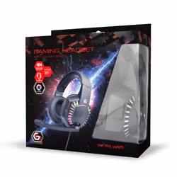 Gembird GHS-06 cuffia e auricolare Cablato A Padiglione Gaming USB tipo A Nero - Vista aggiuntiva 5