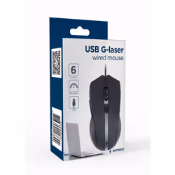 Gembird MUS-GU-02 mouse Ambidestro USB tipo A Laser 2400 DPI - Vista aggiuntiva 4