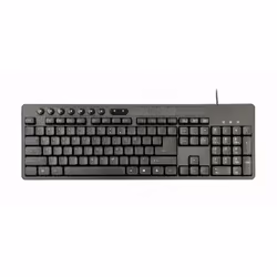 Gembird KBS-UM-04 tastiera Mouse incluso Universale USB QWERTY Inglese US Nero