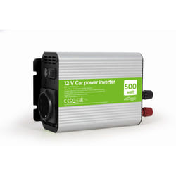 Gembird EG-PWC500-01 adattatore e invertitore Auto 500 W Grigio