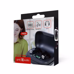 Gembird FITEAR-X300B cuffia e auricolare Wireless In-ear Musica e Chiamate USB tipo-C Bluetooth Nero