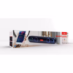 Gembird SPKBT-BAR400L altoparlante soundbar Nero 2.0 canali 10 W - Vista aggiuntiva 3