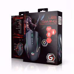 Gembird MUSG-RAGNAR-RX300 mouse Gaming Mano destra USB tipo A 12000 DPI - Vista aggiuntiva 4