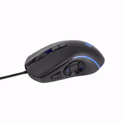 Gembird MUSG-RAGNAR-RX500, Mano destra, USB tipo A, 12000 DPI, Nero