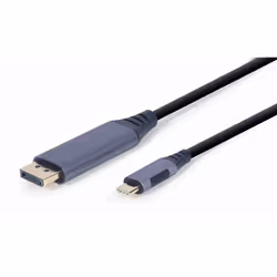Gembird CC-USB3C-DPF-01-6, 1,8 m, USB tipo-C, DisplayPort, Maschio, Maschio, Dritto