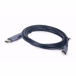 Gembird CC-USB3C-DPF-01-6 cavo e adattatore video 1,8 m USB tipo-C DisplayPort Nero, Grigio