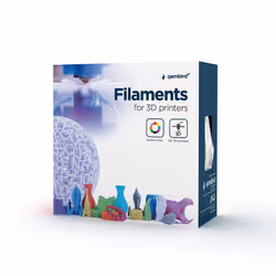 Gembird 3DP-PLA-SK-01-ICE materiale di stampa 3D Acido polilattico (PLA) Blu, Blu scuro 1,32 kg