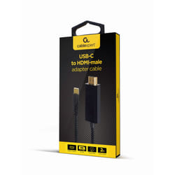 Gembird A-CM-HDMIM-02 cavo HDMI 2 m HDMI Type C (Mini) Nero