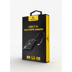 Gembird A-CM-HDMIF2-01 cavo HDMI 0,15 m HDMI Type C (Mini) Nero