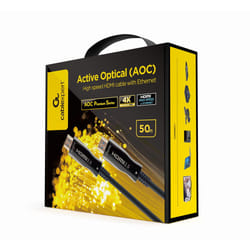 Gembird CCBP-HDMI-AOC-50M-02 cavo HDMI HDMI tipo A (Standard) Nero