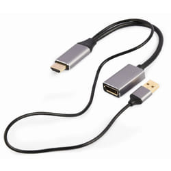 Gembird A-HDMIM-DPF-02 cavo e adattatore video 0,1 m HDMI tipo A (Standard) DisplayPort Nero