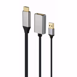 Gembird A-HDMIM-DPF-02 cavo e adattatore video 0,1 m HDMI tipo A (Standard) DisplayPort Nero