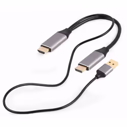 Gembird A-HDMIM-DPM-01 cavo e adattatore video 2 m HDMI tipo A (Standard) DisplayPort Nero - Vista aggiuntiva 2