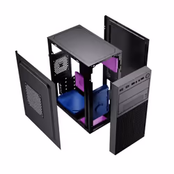 Gembird Fornax K300 Mini Tower Nero - Vista aggiuntiva 8