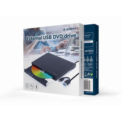Gembird DVD-USB-03 lettore di disco ottico DVD±RW Nero