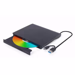 Gembird DVD-USB-03 lettore di disco ottico DVD±RW Nero