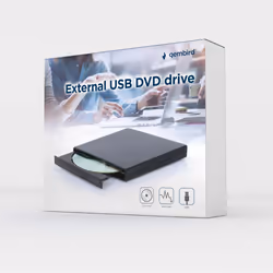 Gembird DVD-USB-04 lettore di disco ottico DVD±RW Nero
