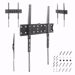 Gembird WM-55F-02 Supporto TV a parete 139,7 cm (55") Nero - Vista aggiuntiva 3
