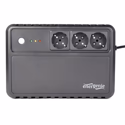 Gembird EG-UPS-3SDT600-01, A linea interattiva, 0,6 kVA, 360 W, Sine/Square, 220 V, 50/60 Hz