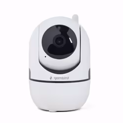 Gembird TSL-CAM-WRHD-02, Telecamera di sicurezza IP, Interno, Wireless, Scrivania, Bianco, Lampadina