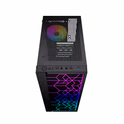 Gembird Fornax 2500 Midi Tower Nero - Vista aggiuntiva 7