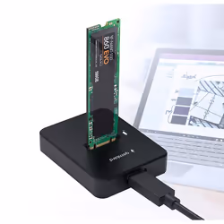 Gembird DD-U3M2 docking station per unità di archiviazione USB 3.2 Gen 1 (3.1 Gen 1) Type-C Nero