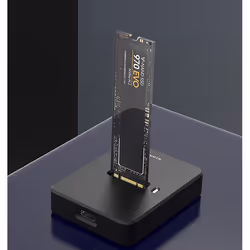 Gembird DD-U3M2 docking station per unità di archiviazione USB 3.2 Gen 1 (3.1 Gen 1) Type-C Nero - Vista aggiuntiva 5