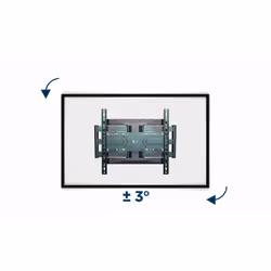 Gembird WM-80ST-01 Supporto TV a parete 2,03 m (80") Acciaio - Vista aggiuntiva 5