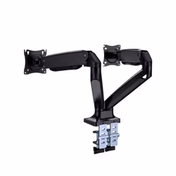 Gembird MA-DA2-03 Supporti a parete per TV 35" Scrivania Nero - Vista aggiuntiva 4