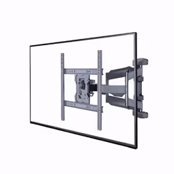 Gembird WM-75ST-01 Supporto TV a parete 75" Nero - Vista aggiuntiva 6