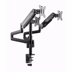 Gembird MA-DA3-01 Supporti a parete per TV 27" Scrivania Nero - Vista aggiuntiva 4