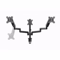 Gembird MA-DA3-01 Supporti a parete per TV 27" Scrivania Nero - Vista aggiuntiva 5