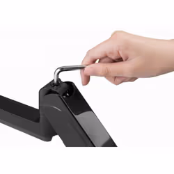 Gembird MA-DA3-01 Supporti a parete per TV 27" Scrivania Nero - Vista aggiuntiva 7