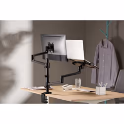 Gembird MA-DA-04 Supporti a parete per TV 81,3 cm (32") Scrivania Nero - Vista aggiuntiva 6