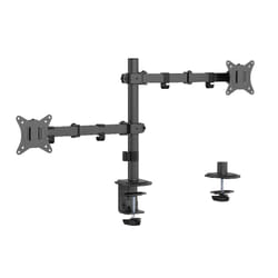 Gembird MA-D2-03 Supporti a parete per TV 81,3 cm (32") Scrivania Nero