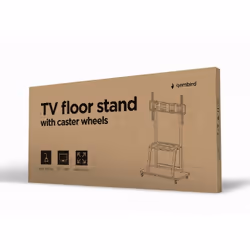 Gembird TVS-100F-01 Supporto per display espositivi 2,54 m (100") Nero
