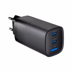 Gembird TA-UC-PDQC65-01-BK Caricabatterie per dispositivi mobili Universale Nero AC Ricarica rapida Interno