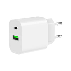 Gembird TA-UC-PDQC20-01-W Caricabatterie per dispositivi mobili Universale Bianco AC Ricarica rapida Interno