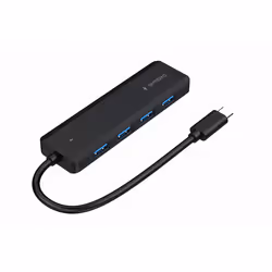 Gembird UHB-CM-U3P4P-01 hub di interfaccia USB 3.2 Gen 1 (3.1 Gen 1) Type-C Nero - Vista aggiuntiva 2