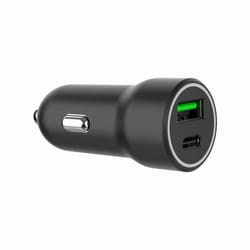 Gembird TA-UC-A2PDQC20-CAR-01 Caricabatterie per dispositivi mobili Universale Nero Accendisigari Ricarica rapida Auto