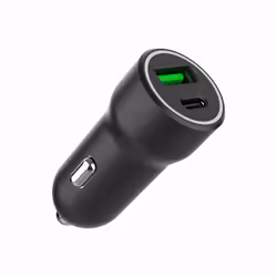 Gembird TA-UC-A2PDQC20-CAR-01 Caricabatterie per dispositivi mobili Universale Nero Accendisigari Ricarica rapida Auto
