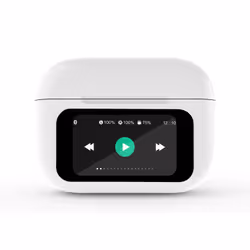 Gembird GMB Audio TWS-LCD-ANC-01-W cuffia e auricolare Wireless In-ear Musica e Chiamate USB tipo-C Bluetooth Bianco